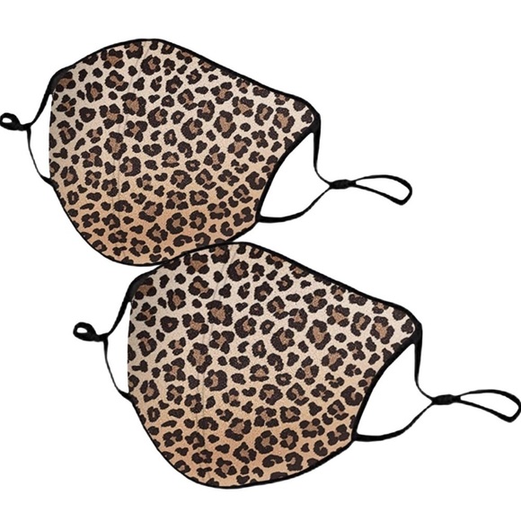 BSafe Cotton Face Mask Leopard‎ Pattern With Filter - Picture 1 of 3